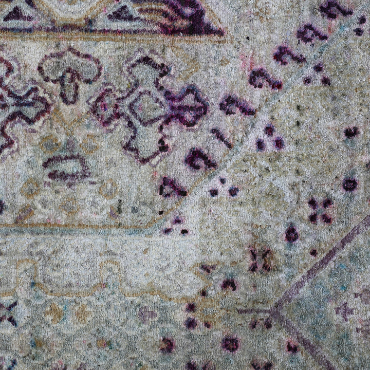 Grey Alchemy Traditional Silk Rug - 8'9" x 12'11"