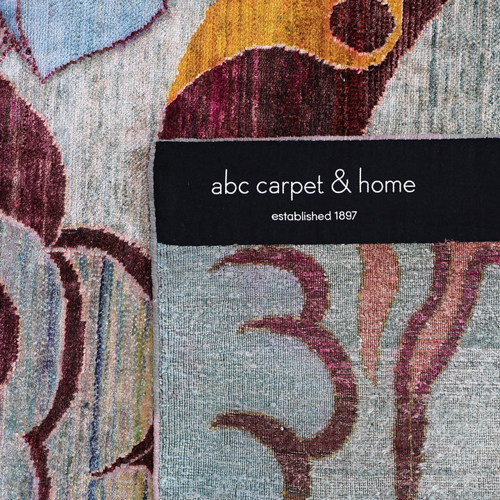 Blue Alchemy Contemporary Silk Rug - 9'10" x 14'2"