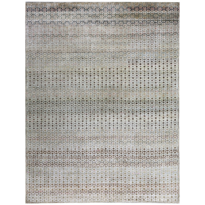 Grey Alchemy Contemporary Silk Rug - 9'0" x 11'9"