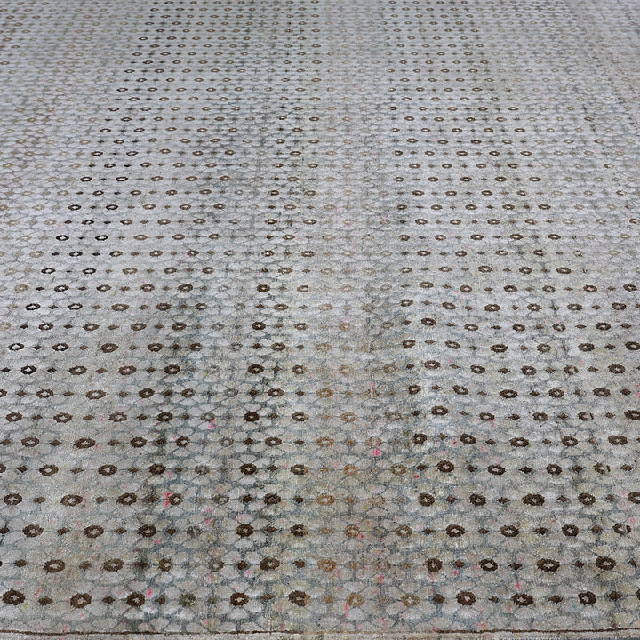 Grey Alchemy Contemporary Silk Rug - 9'0" x 11'9"