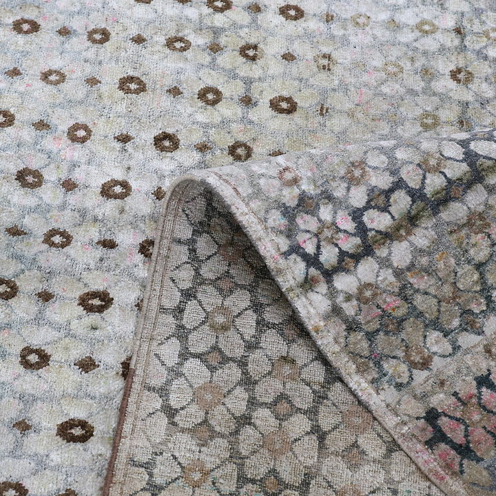 Grey Alchemy Contemporary Silk Rug - 9'0" x 11'9"