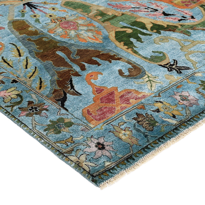 Blue Alchemy Traditional Wool Rug - 8'1" x 9'7"