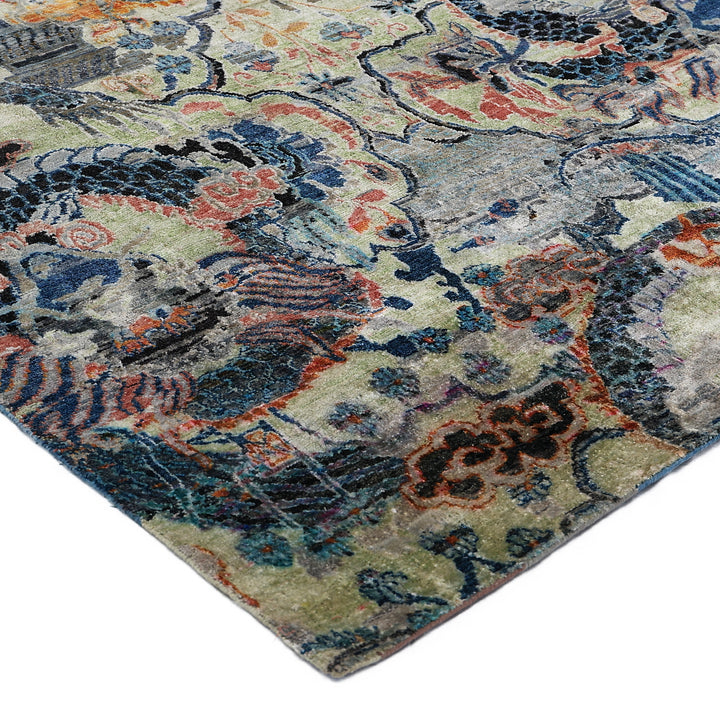 Grey Alchemy Contemporary Silk Rug - 8'9" x 11'9"