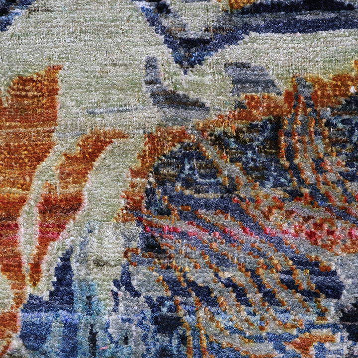 Grey Alchemy Contemporary Silk Rug - 8'9" x 11'9"