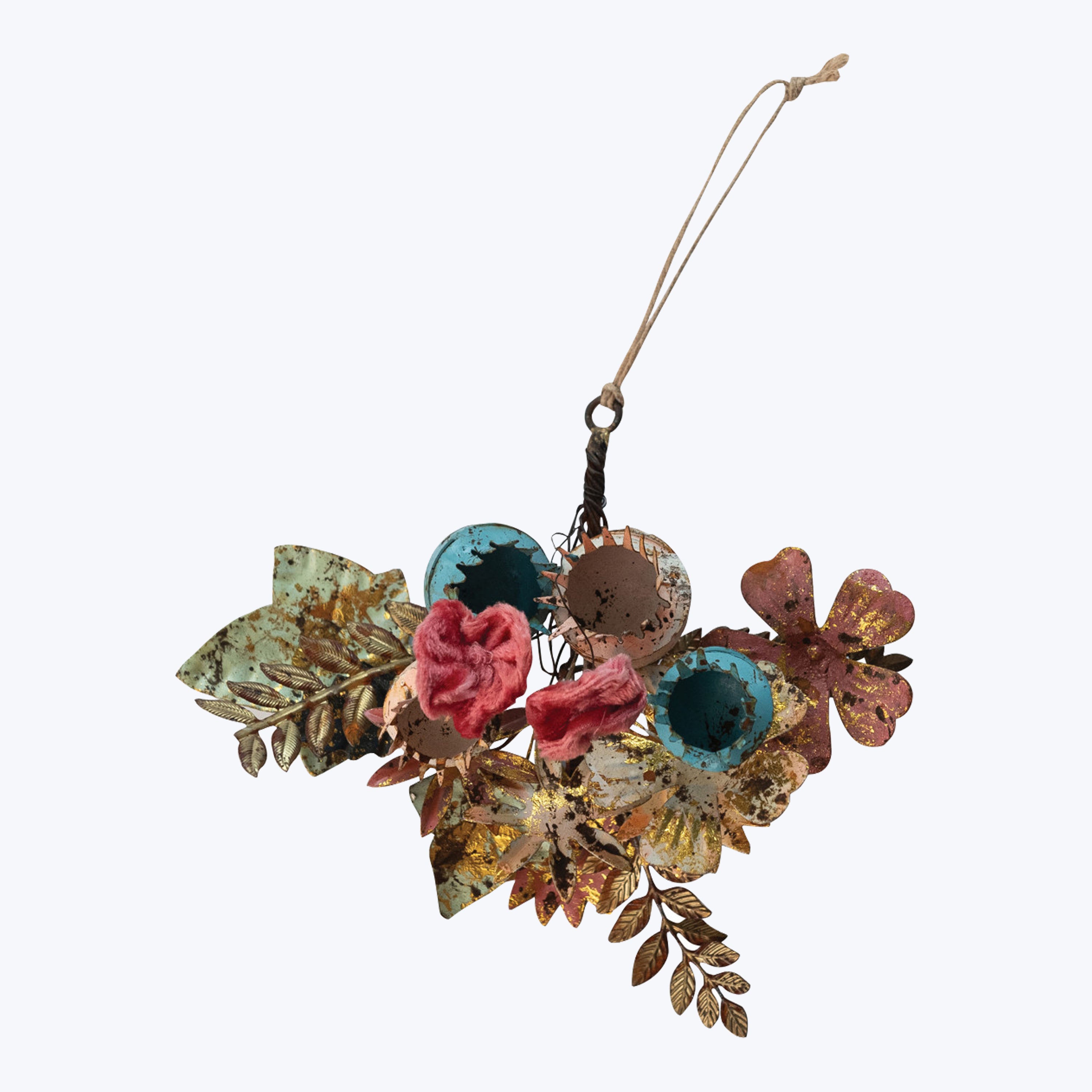 Metal Flower Bunch Ornament
