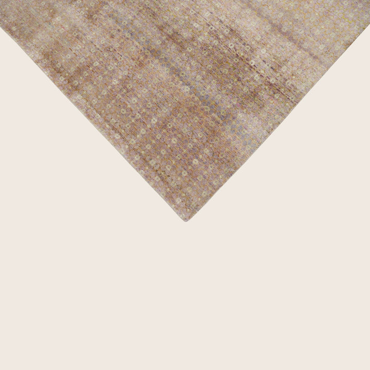 Pink Aura Contemporary Saree Silk Rug
