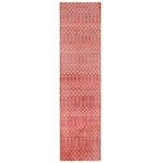 Red Aura Contemporary Saree Silk Rug