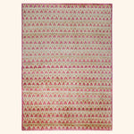 Purple Aura Contemporary Saree Silk Rug