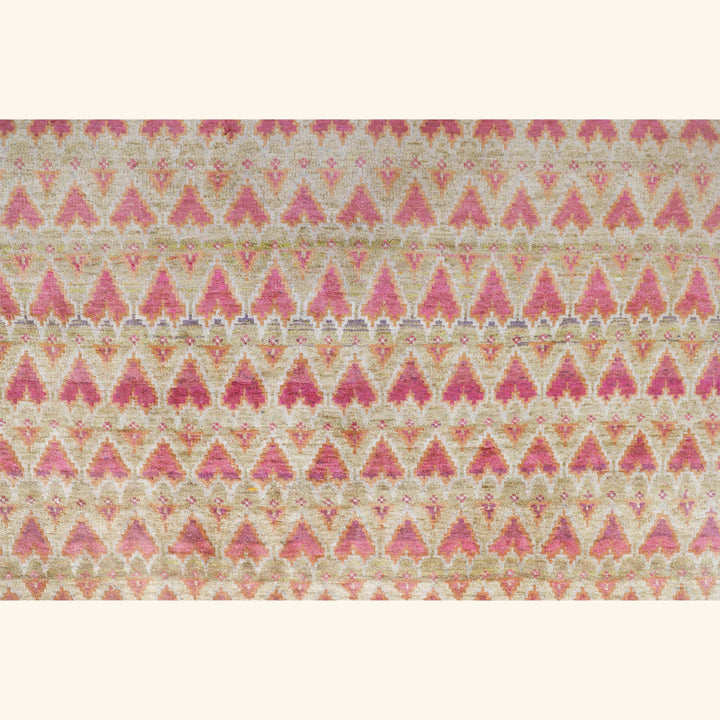 Purple Aura Contemporary Saree Silk Rug