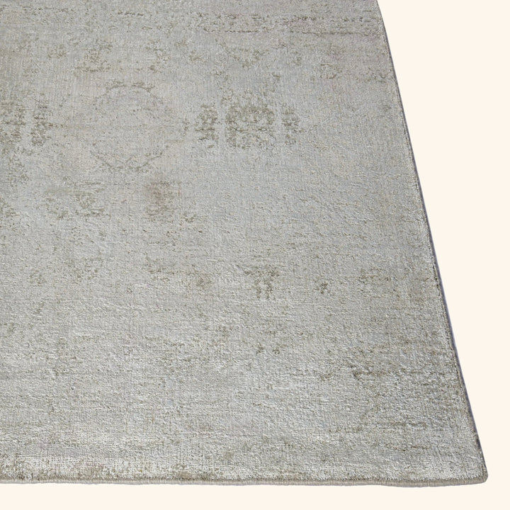 Grey Transitional Silk Rug - 8'11" x 12'1"