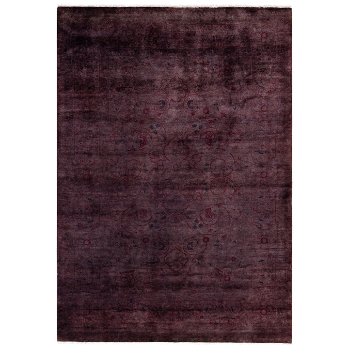 Overdyed Wool Rug - 4'8" x 6'9"
