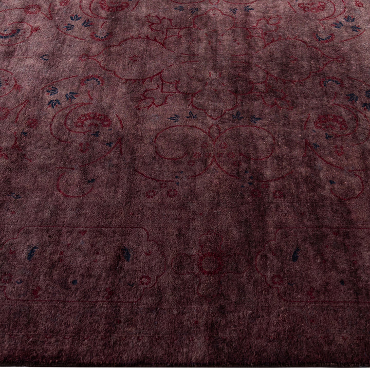 Overdyed Wool Rug - 4'8" x 6'9"
