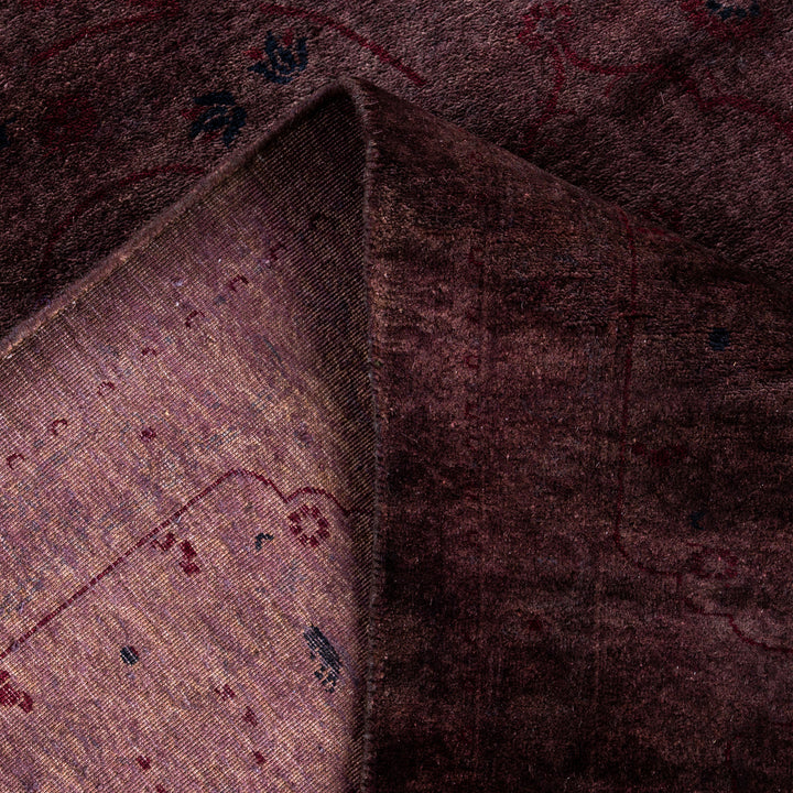 Overdyed Wool Rug - 4'8" x 6'9"