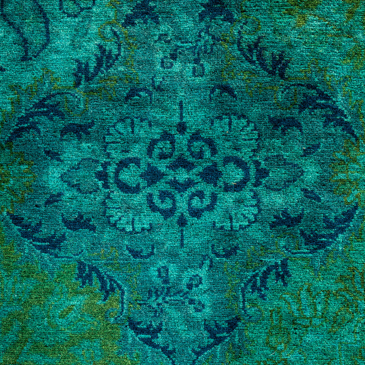 Overdyed Wool Rug - 6'1" x 8'3"