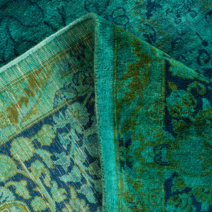 Overdyed Wool Rug - 6'1" x 8'3"