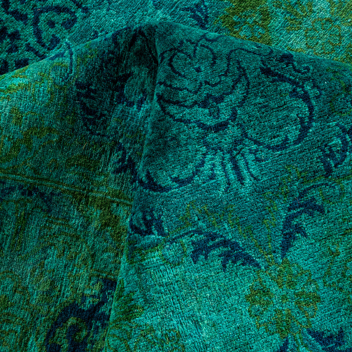 Overdyed Wool Rug - 6'1" x 8'3"