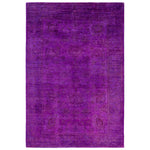 Overdyed Wool Rug - 6'2" x 8'10"