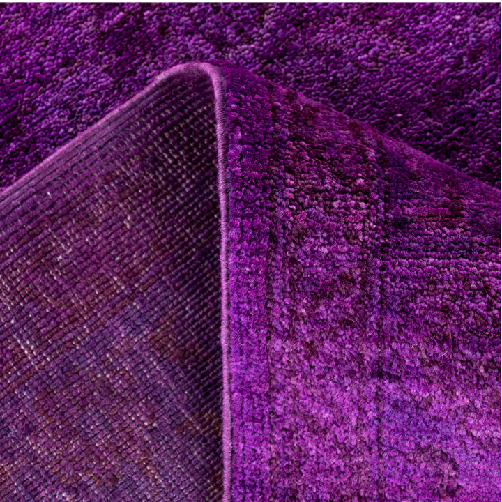 Overdyed Wool Rug - 6'2" x 8'10"