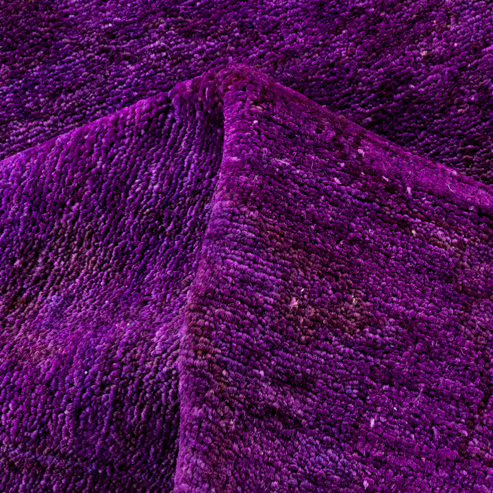 Overdyed Wool Rug - 6'2" x 8'10"