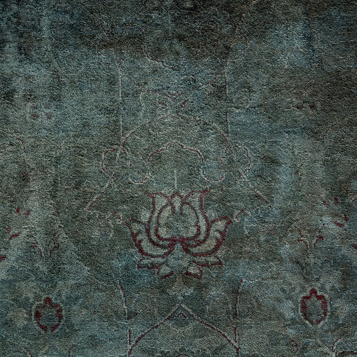 Overdyed Wool Rug - 6'2" x 9'