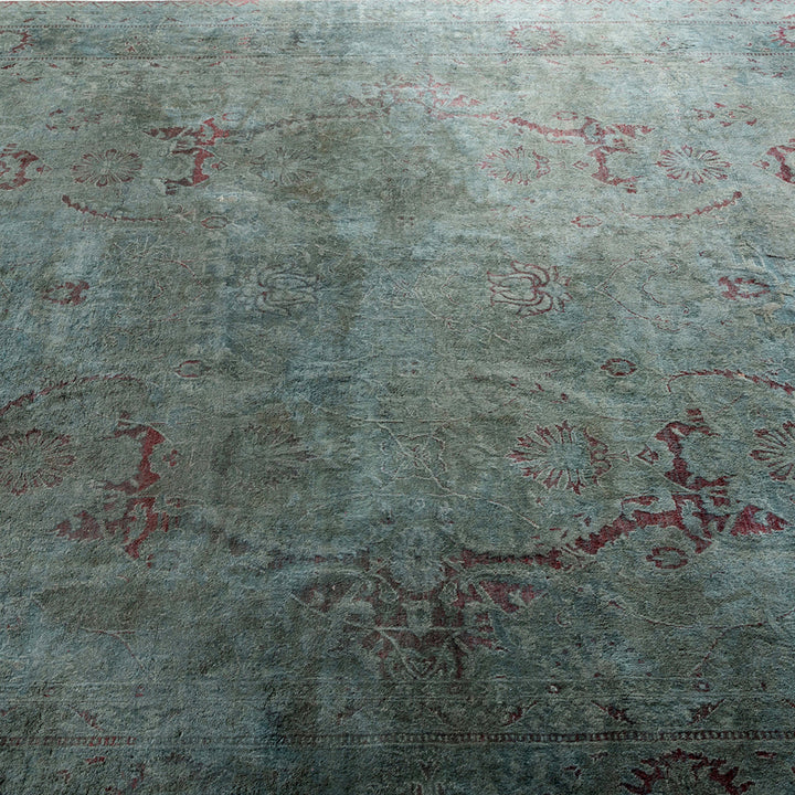 Overdyed Wool Rug - 6'2" x 9'