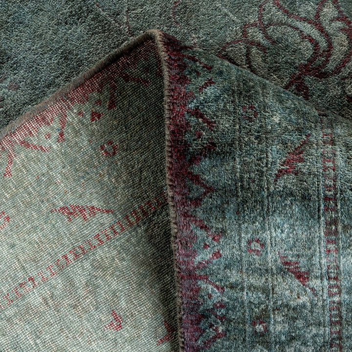 Overdyed Wool Rug - 6'2" x 9'