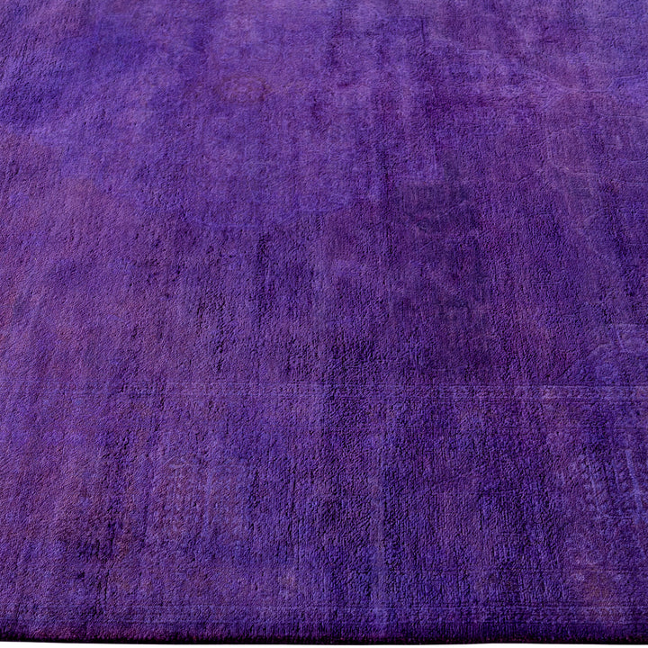 Overdyed Wool Rug - 5'1" x 7'7"