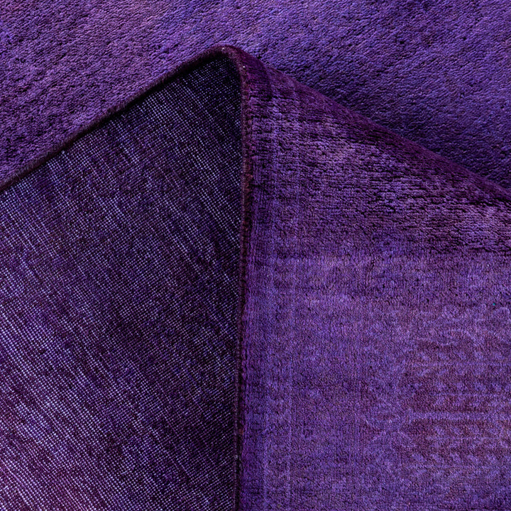 Overdyed Wool Rug - 5'1" x 7'7"