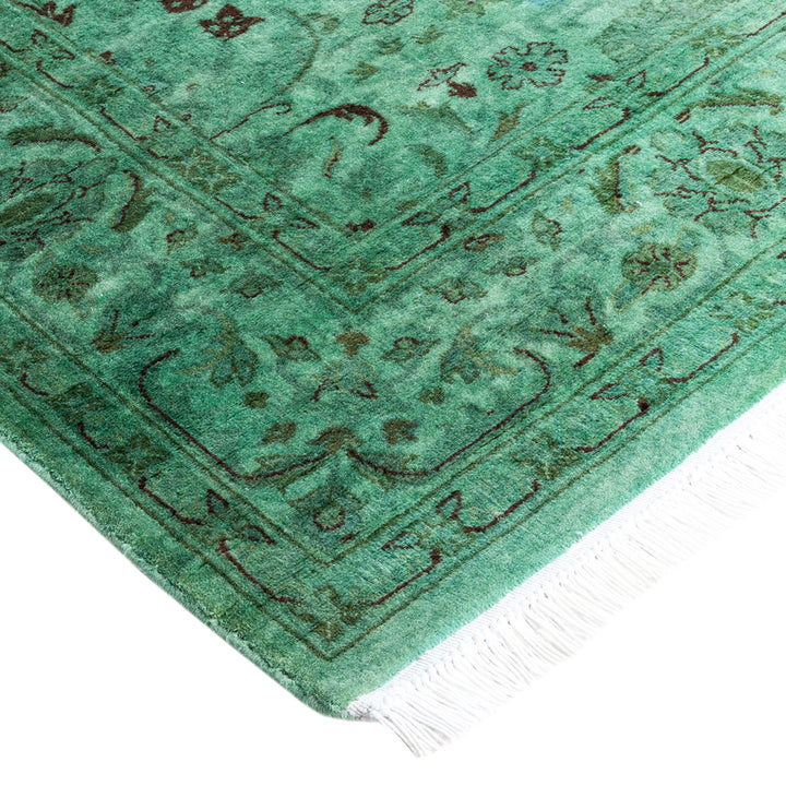 Overdyed Wool Rug - 4'3" x 6'1"