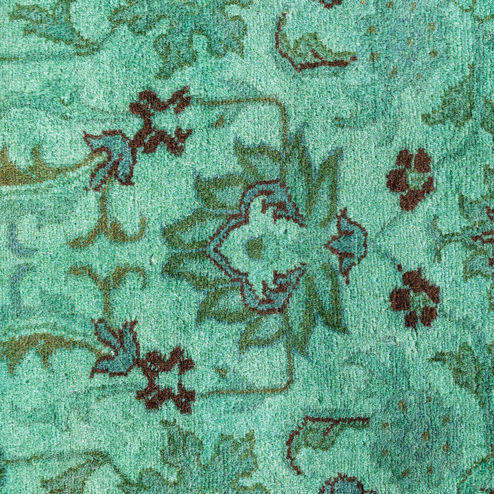Overdyed Wool Rug - 4'3" x 6'1"