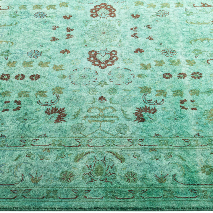 Overdyed Wool Rug - 4'3" x 6'1"