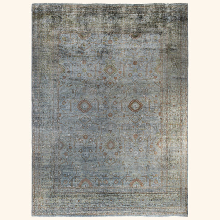 Overdyed Wool Rug - 10'1" x 13'9"