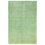 Overdyed Wool Rug - 4'2" x 6'4"