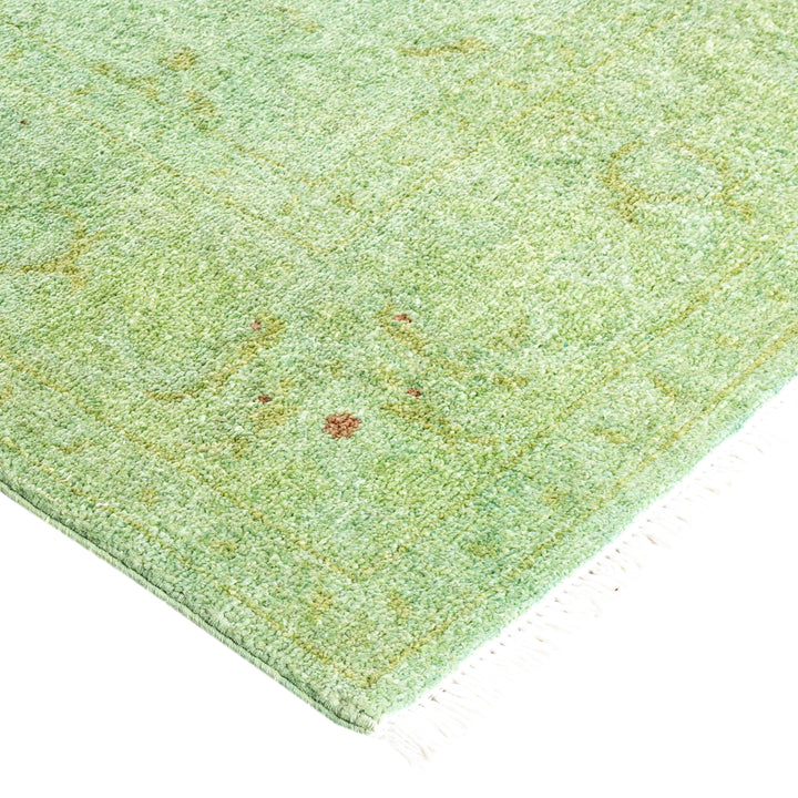 Overdyed Wool Rug - 4'2" x 6'4"