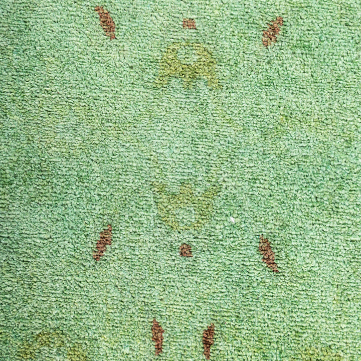 Overdyed Wool Rug - 4'2" x 6'4"