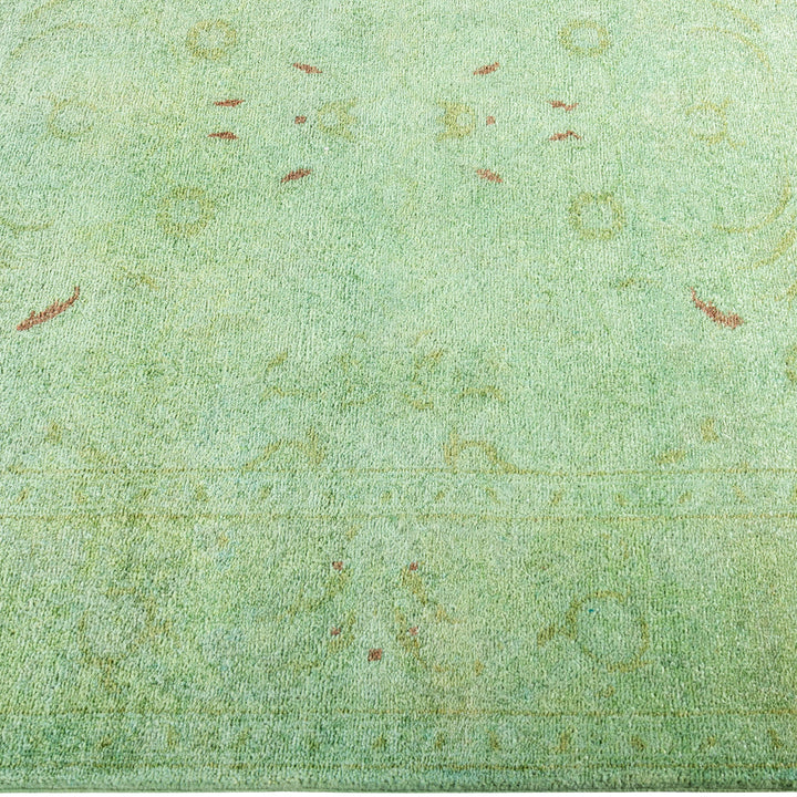 Overdyed Wool Rug - 4'2" x 6'4"