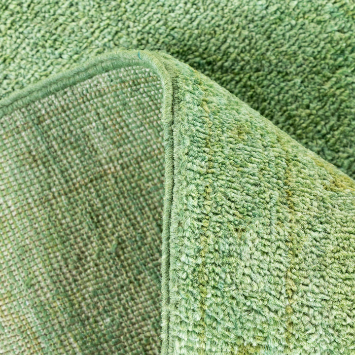 Overdyed Wool Rug - 4'2" x 6'4"