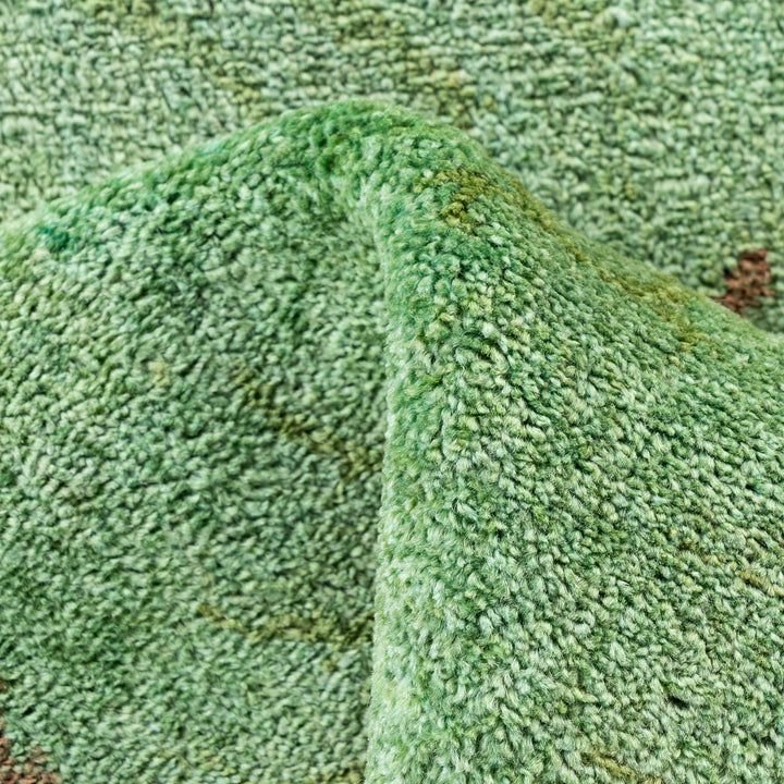 Overdyed Wool Rug - 4'2" x 6'4"