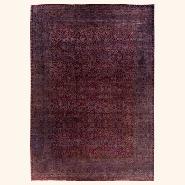 Overdyed Wool Rug - 10'1" x 14'3"