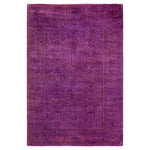 Overdyed Wool Rug - 4'1" x 6'