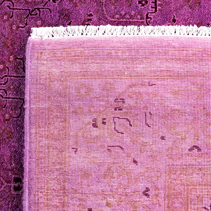 Overdyed Wool Rug - 4'1" x 6'