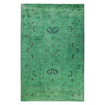 Overdyed Wool Rug - 4'2" x 6'5"