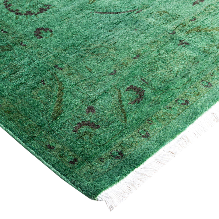 Overdyed Wool Rug - 4'2" x 6'5"