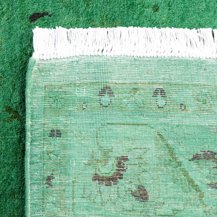 Overdyed Wool Rug - 4'2" x 6'5"