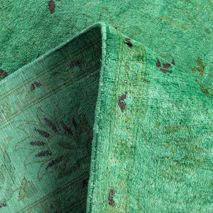 Overdyed Wool Rug - 4'2" x 6'5"