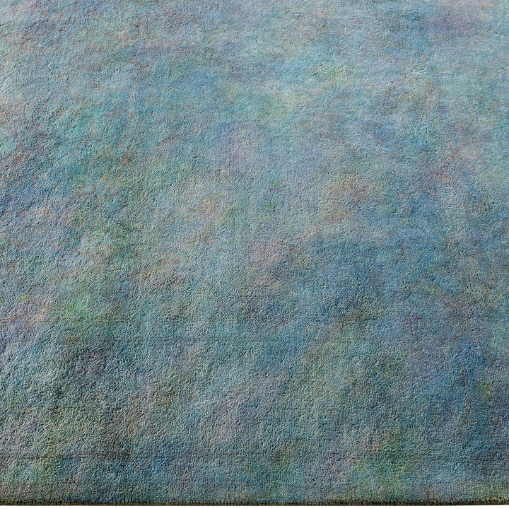 Overdyed Wool Rug - 4'9" x 7'