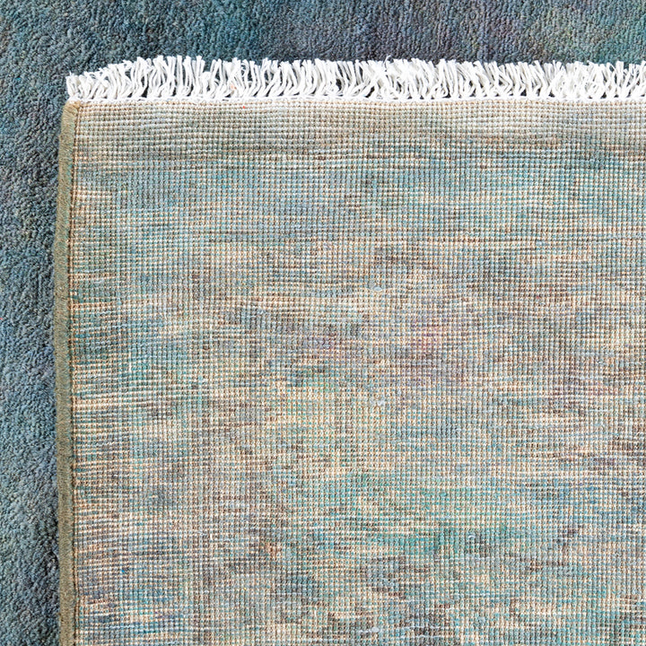 Overdyed Wool Rug - 4'9" x 7'