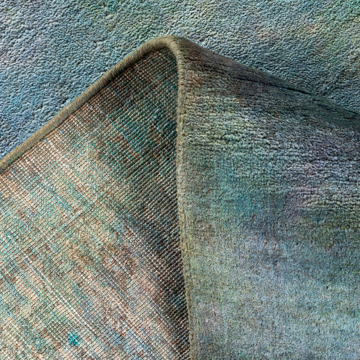 Overdyed Wool Rug - 4'9" x 7'