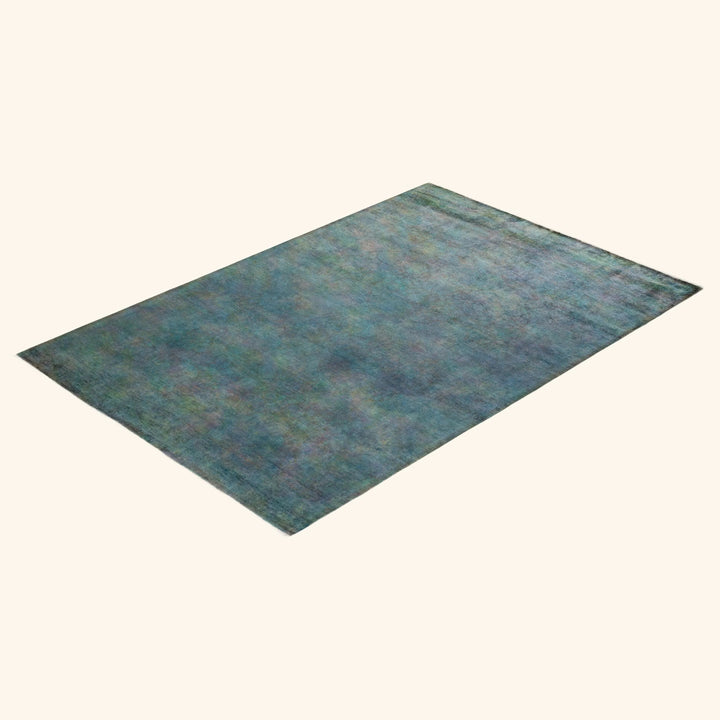 Overdyed Wool Rug - 4'9" x 7'