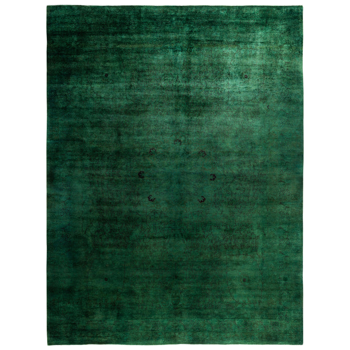 Overdyed Wool Rug - 10'1" x 13'4"